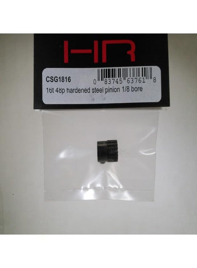 هوت رايسنغ ترس بينيون من الفولاذ المقوى Hot Racing CSG1816 ذو 16 سنًا و48 سنًا وقطر داخلي 1/8 بوصة - Image 2